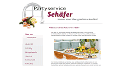 Desktop Screenshot of partyserviceschaefer.de